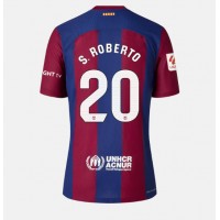 Barcelona Sergi Roberto #20 Hemmatröja Kvinnor 2023-24 Korta ärmar